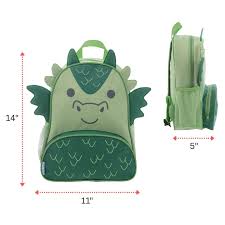 Stephen Joseph Sidekicks 3D Character Backpack – Dragon, 36cm