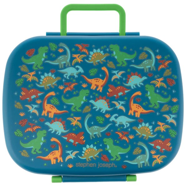 Stephen Joseph Bento Box with Removable Tray – Dino, 700ml