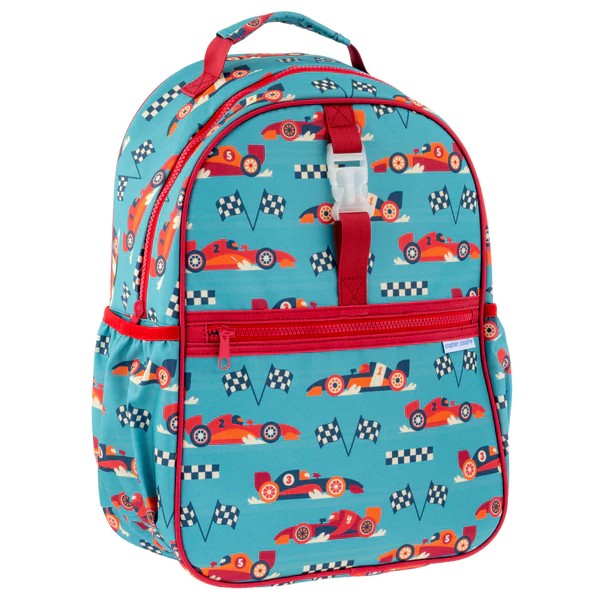 Stephen Joseph All Over Print School Backpack – Racecar, 40cm