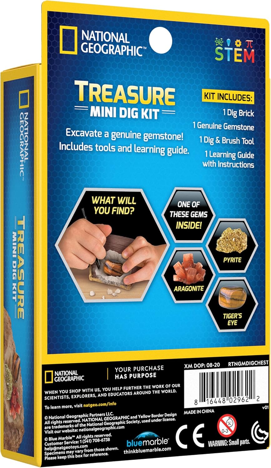 National Geographic Treasure Mini Dig Kit