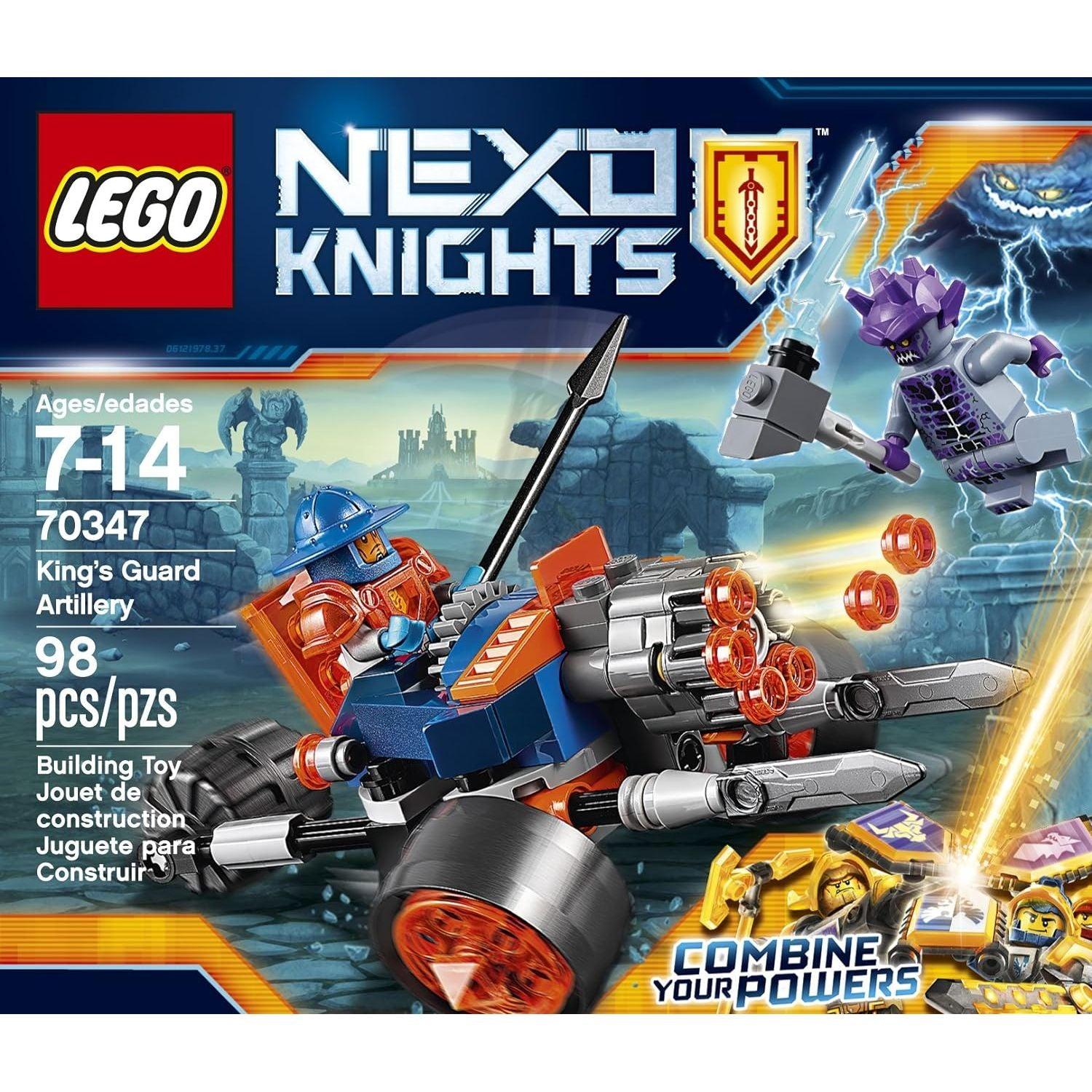 LEGO Nexo Knights King's Guard Artillery 70347 Building Kit (98 Piece)