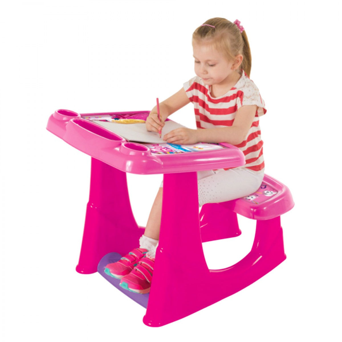 Dede Barbie Study Table For Girls- 3049