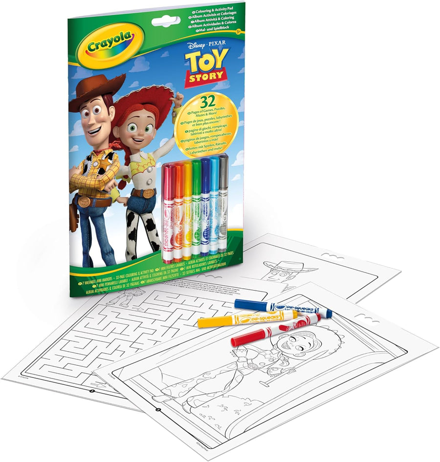 Crayola Color Wonder Mess Free Toy Story Coloring & Activity Pad Kit
