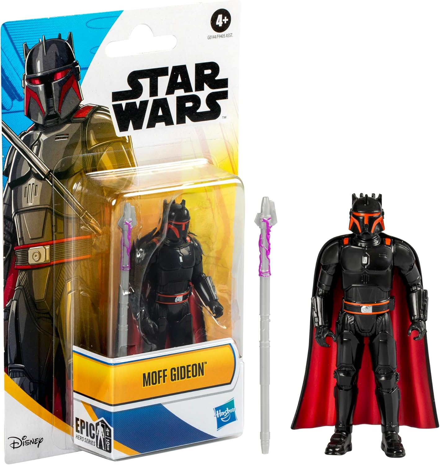 STAR WARS Epic Hero Series Moff Gideon 4-Inch Action Figure, Toy Accessory, Easter Basket Stuffers for Kids, Ages 4+
