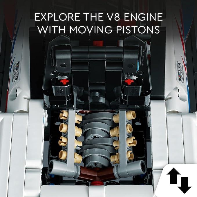 LEGO 42153 Technic NASCAR Next Gen Chevrolet Camaro ZL1 Building Set  - Authentically Designed Model Car and Toy Racing Vehicle Kit, Collectible Race Car Display for Boys, Girls, and Teens