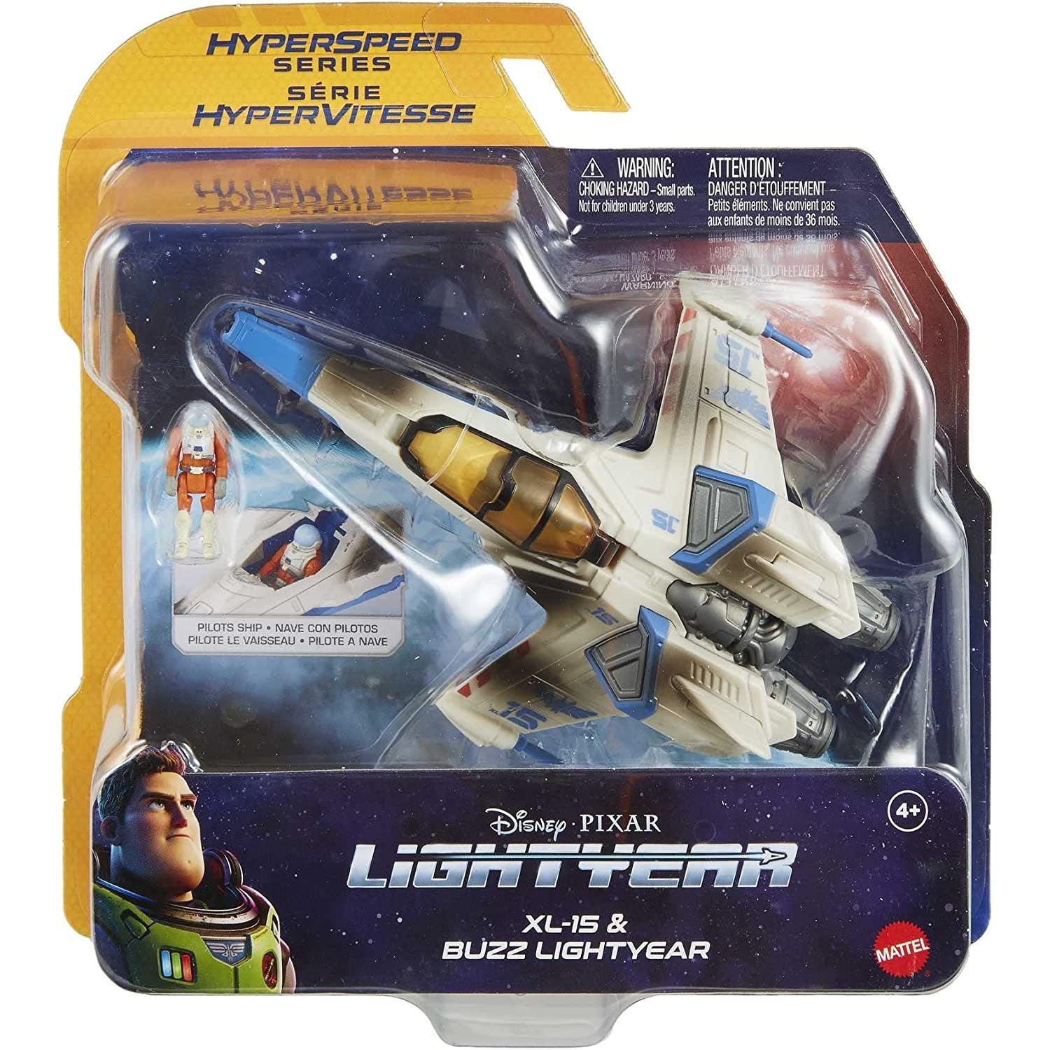 Mattel Lightyear Toys Hyperspeed Series, Buzz Lightyear Mini Action Figure & Xl-15 Spaceship - BumbleToys - 18+, 5-7 Years, Action Figures, Boys, Pre-Order, Toy Story