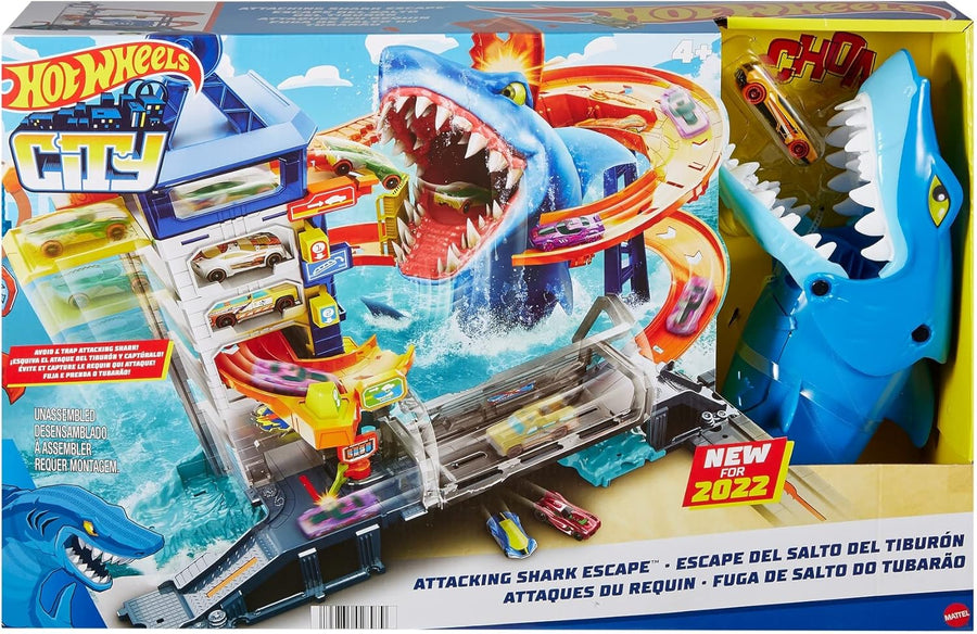 Hot Wheels Attacking Shark Escape Playset