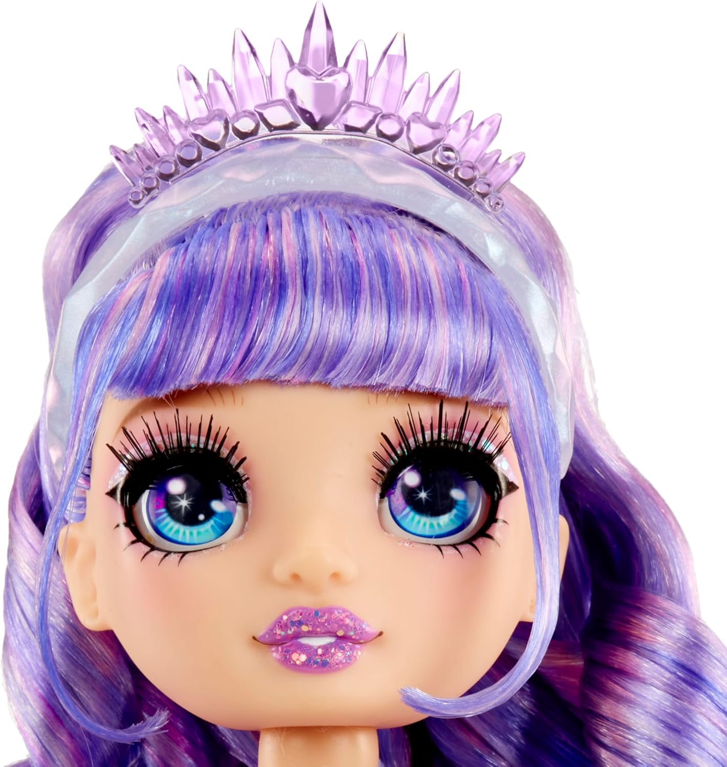 RAINBOW HIGH Creative Crystals Purple - 28 cm Purple Mannequin Doll with Crystal Accessory Kit, Ring for You, Resin Game, Gift for 8+ Years, Non-Edible