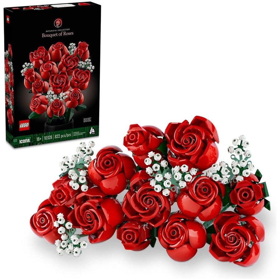 LEGO 10328 Icons Bouquet of Roses, Home Décor Artificial Flowers