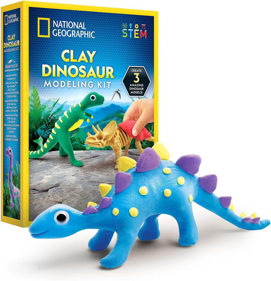 National Geographic - Clay Dinosaur Modeling Kit