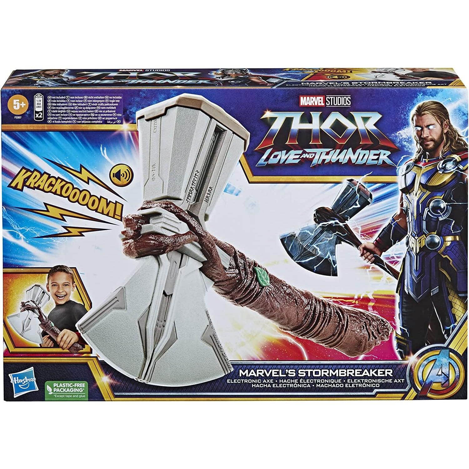 Marvel Studios’ Thor: Love and Thunder Stormbreaker Electronic Axe Thor Roleplay Toy with Sound FX, Toys for Kids Ages 5 and Up - BumbleToys - 8+ Years, 8-13 Years, Action Figures, Avengers, Boys, Figures, LEGO, Marvel, New Arrivals, OXE, Pre-Order, Thor