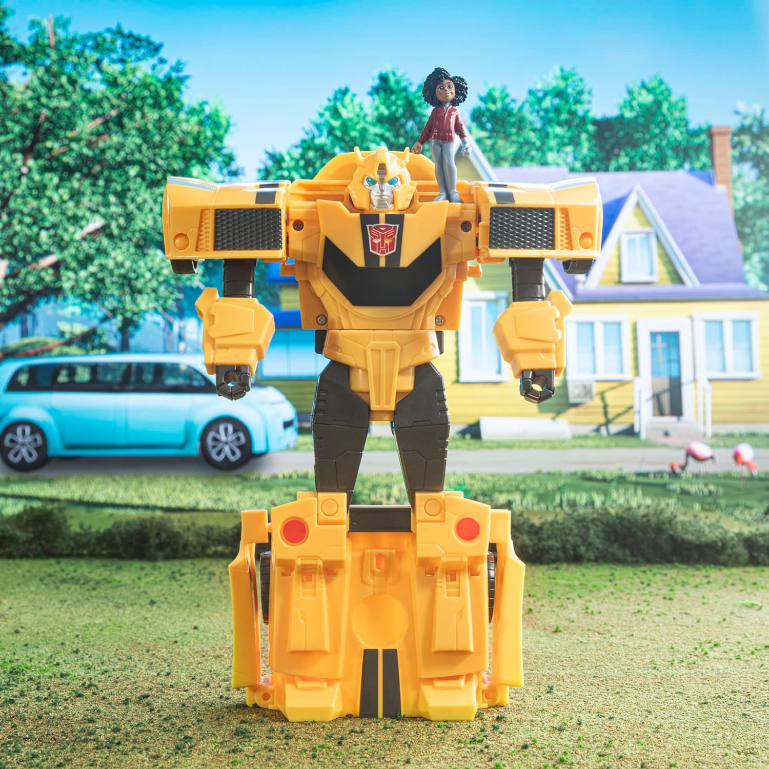 Hasbro Transformers Earthspark Spin Changer Bumblebee And Mo Malto F7662