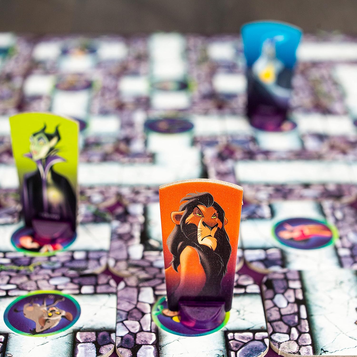 Ravensburger Disney Villains Labyrinth Board Game - Engaging Family Fun for Ages 7 and Up - Dynamic Maze Puzzle