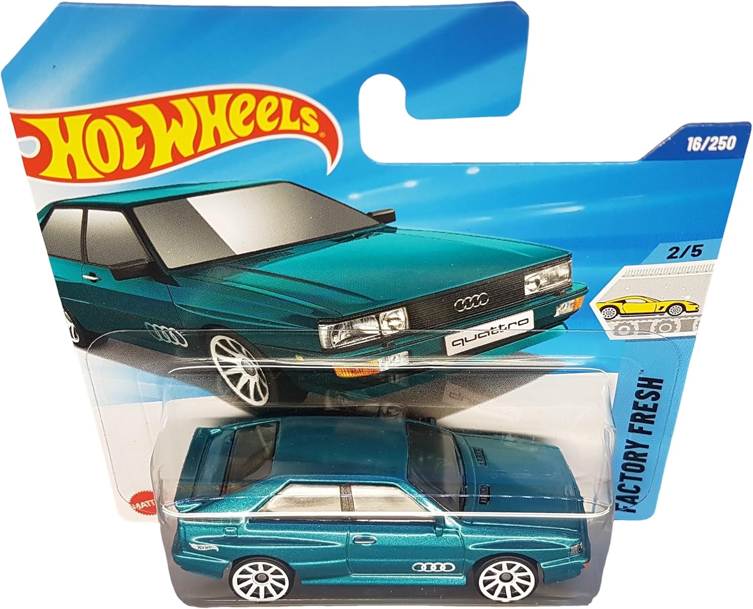 Hot Wheels FACTORY FRESH  -  '87 AUDI QUATTRO Super Tresure Hunt