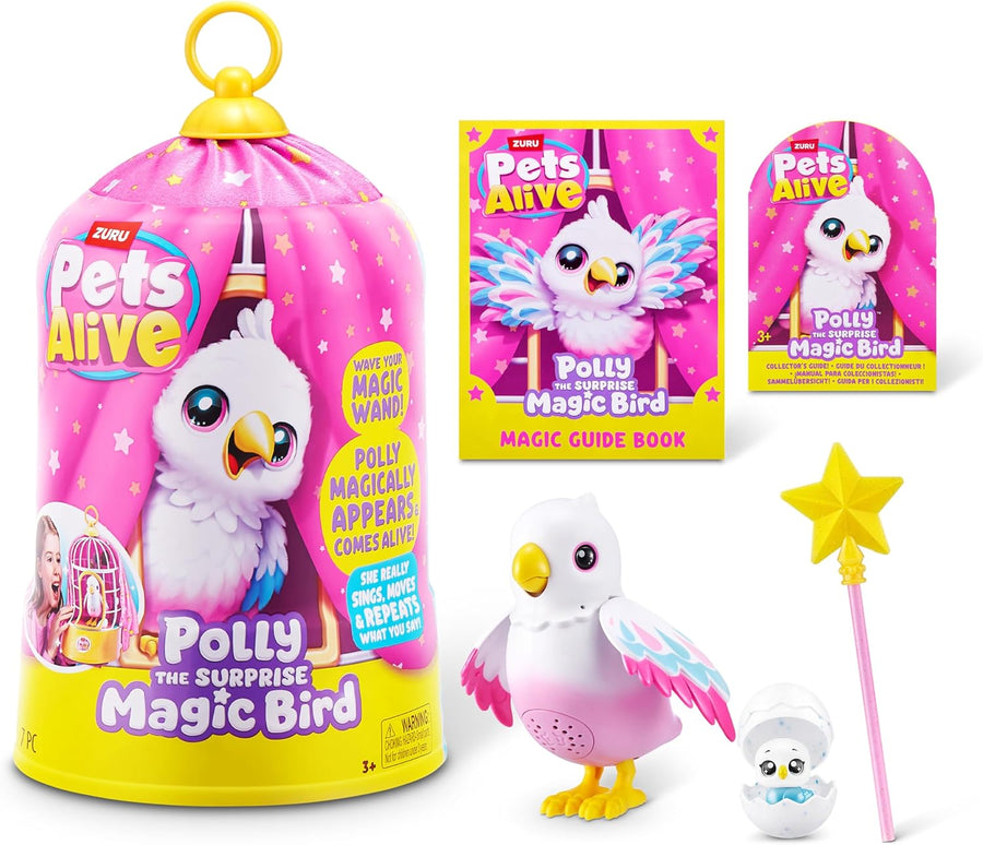 Zuru Pets Alive Polly The Magic Bird by ZURU, Robotic Toy Pet Bird
