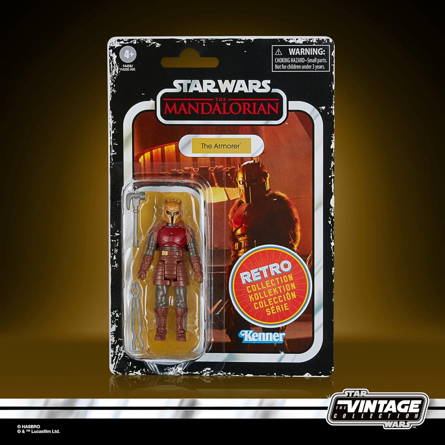 هاسبرو ستار وورز ريترو كوليكشن لعبة ارمورر بمقياس 3.75 بوصة شخصية ماندالوريان القابلة للجمع