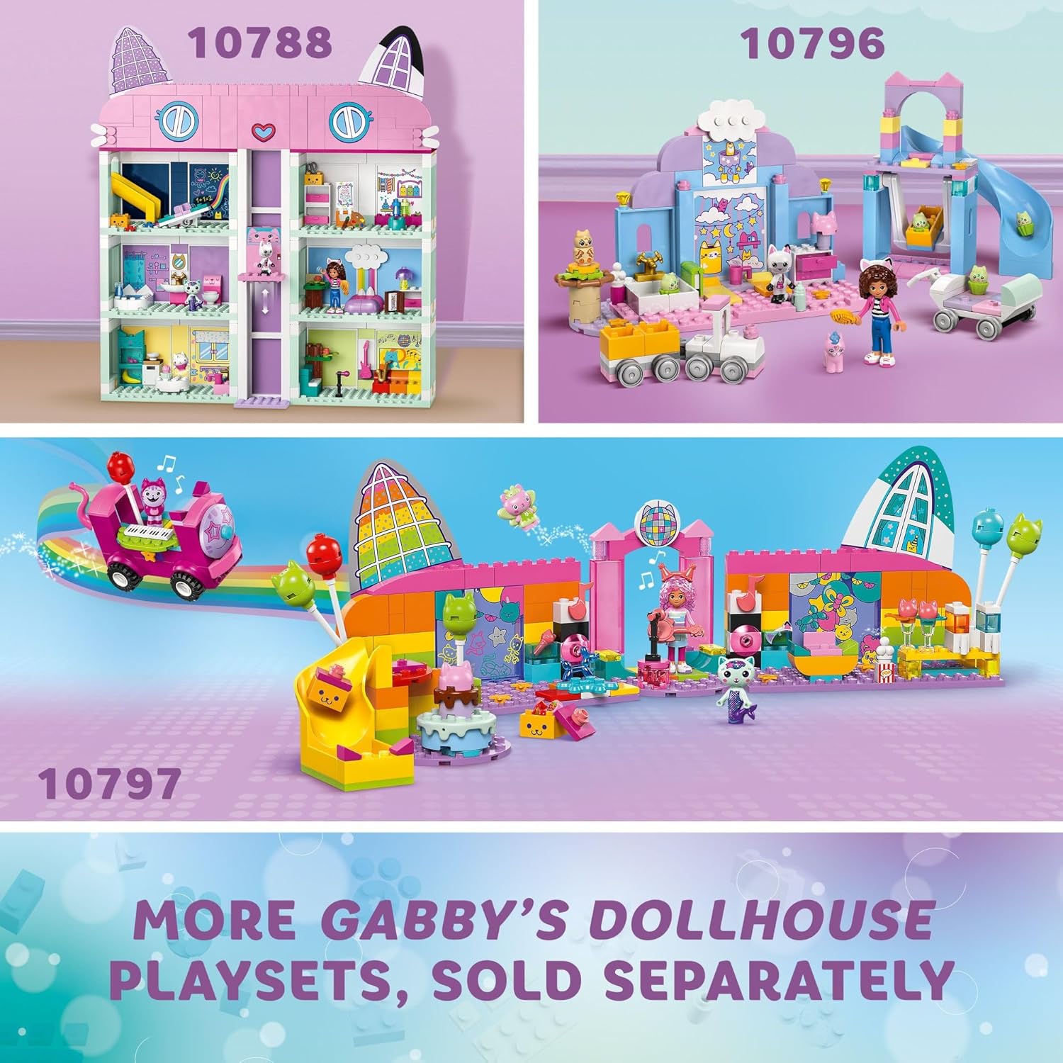 LEGO 10795 Gabby's Dollhouse Crafting with Baby Box Building Toys