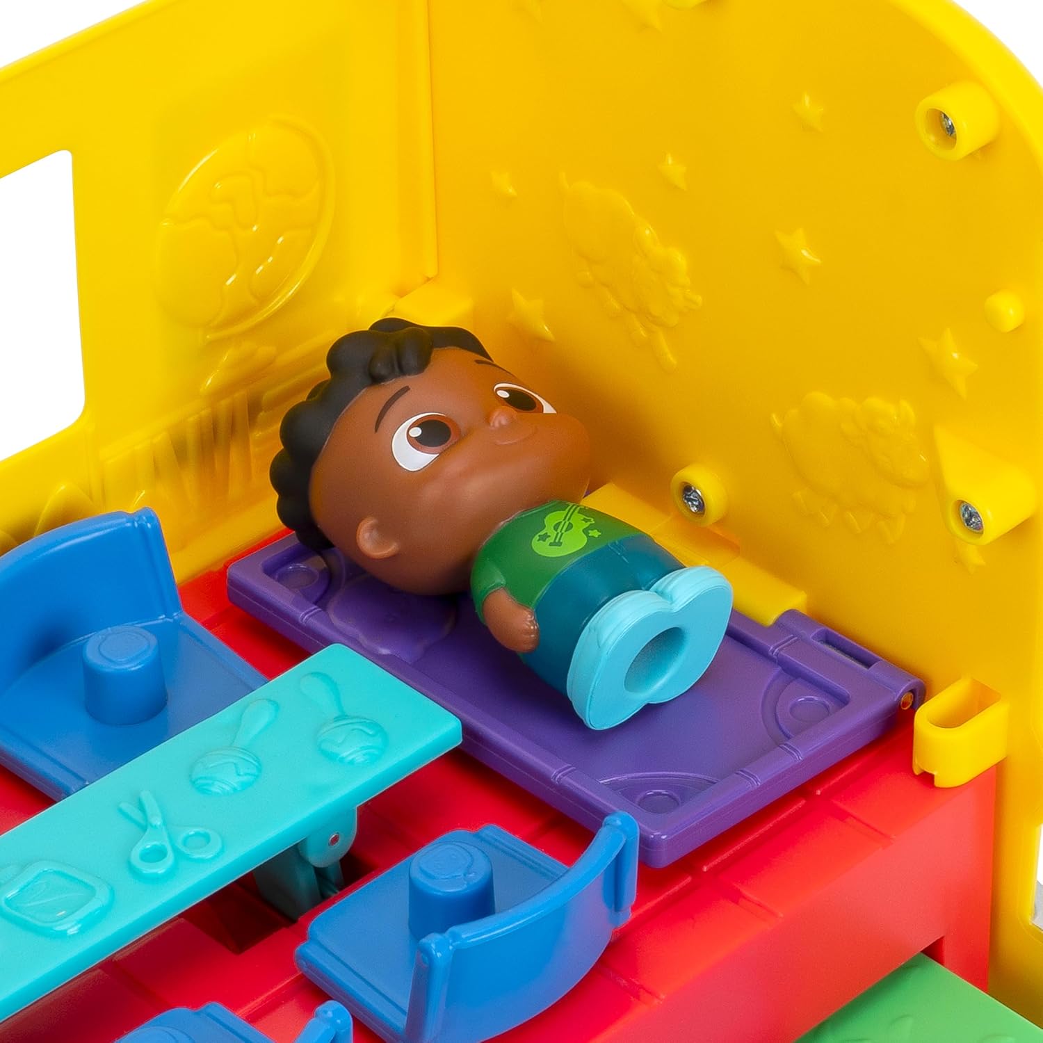 CoComelon Transforming School Time Bus - Lights and Sounds - 3 Favorite Songs - 6 Areas of Play - Removable JJ and Cody Figures - Toys for Kids and Preschoolers