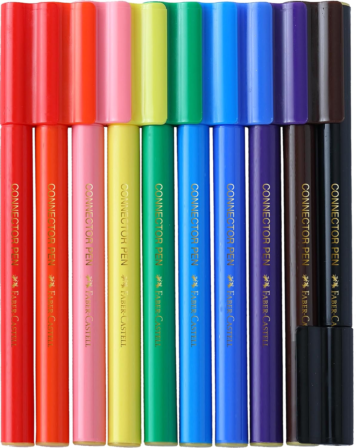 Faber-Castell Connector Fibretip Colors - Pack of 10