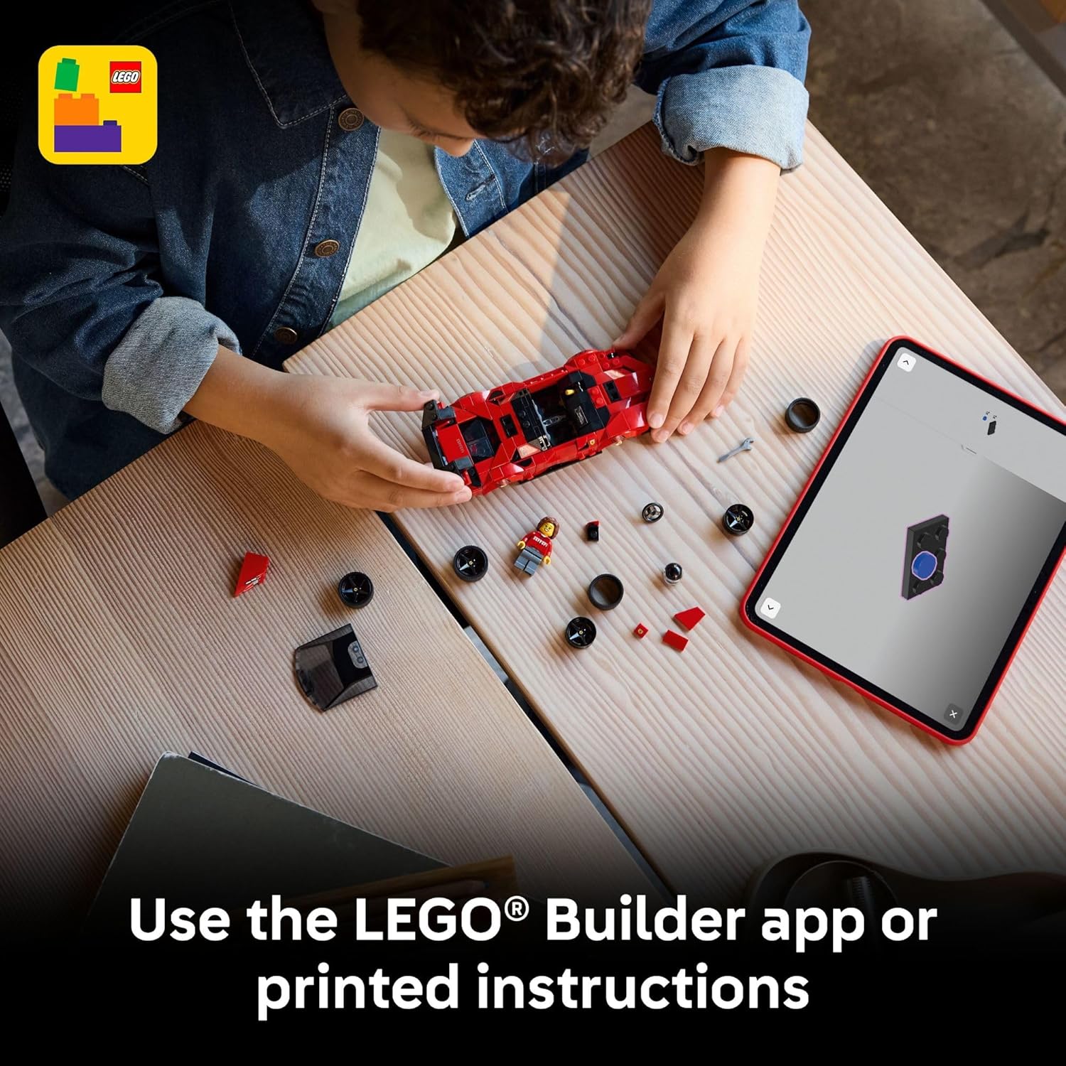 LEGO Speed Champions Ferrari SF90 XX Stradale Sports Car Building Toy for Kids - Building Set W/Ferarri Driver Minifigure for Boys & Girls, Ages 9+ - Gift Idea for Birthdays - 77254