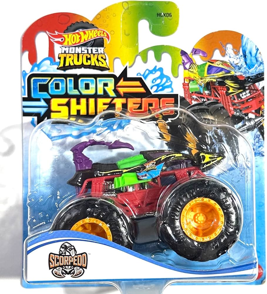 Hot Wheels Color Shifters Monster Trucks  - Scorpedo