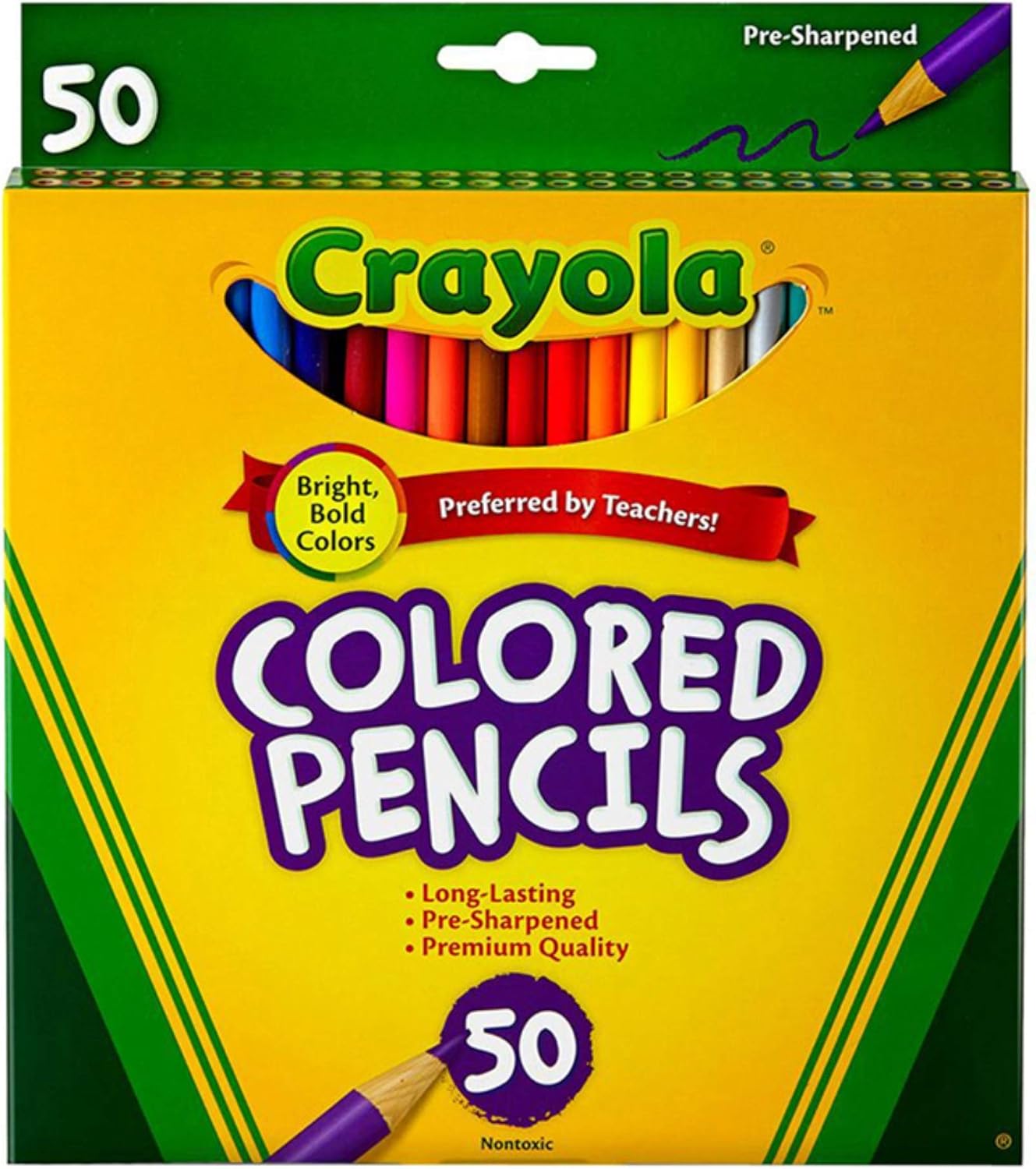 Crayola Colored Pencils, Set of 50