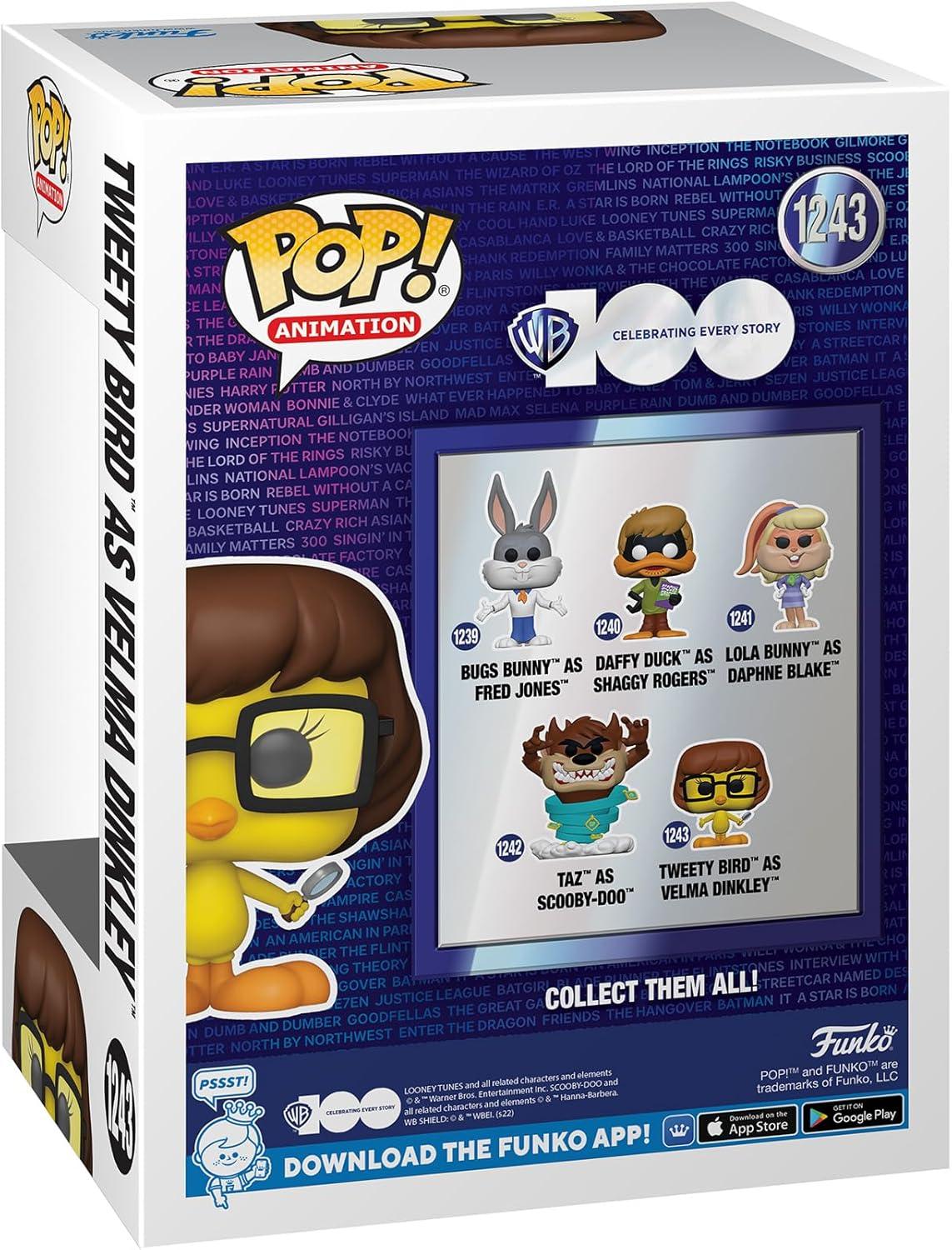 Funko Pop! Animation WB 100 - Looney Tunes, Tweety Bird as Velma Dinkley