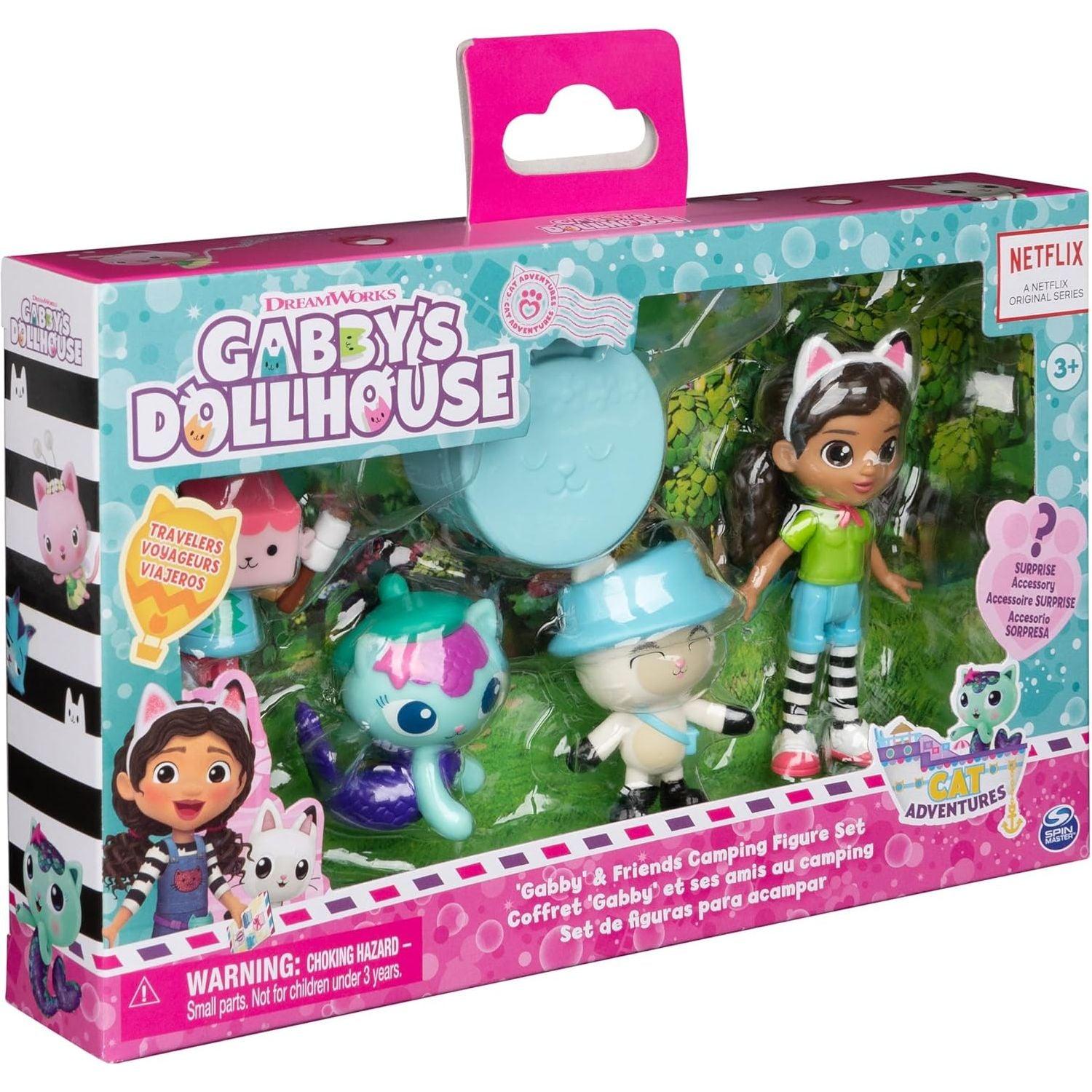 Gabby's Dollhouse Gabby & Friends Camping Figure Set