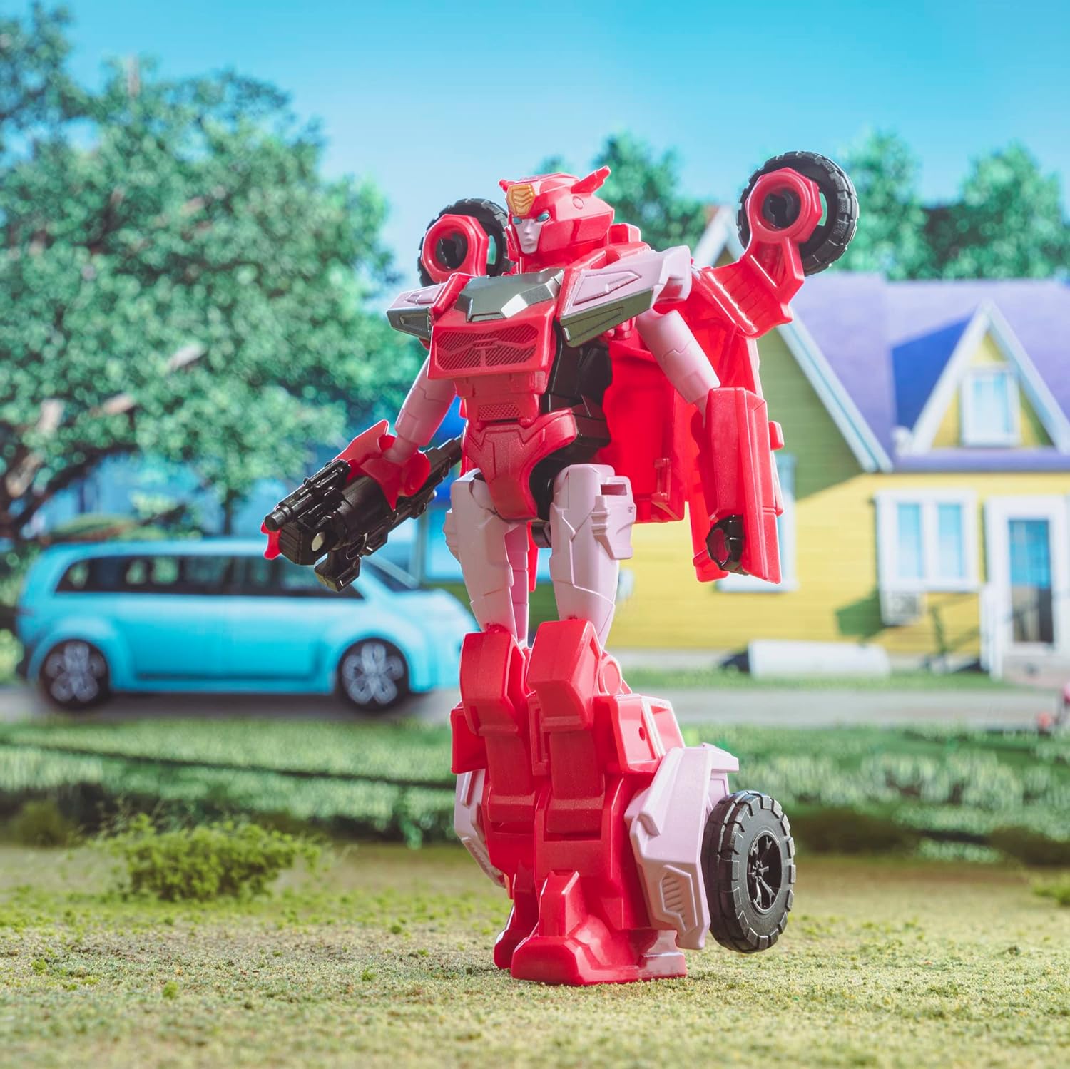 Transformers EarthSpark Warrior Class Elita-1 Action Figure, 5-Inch, Robot Toys