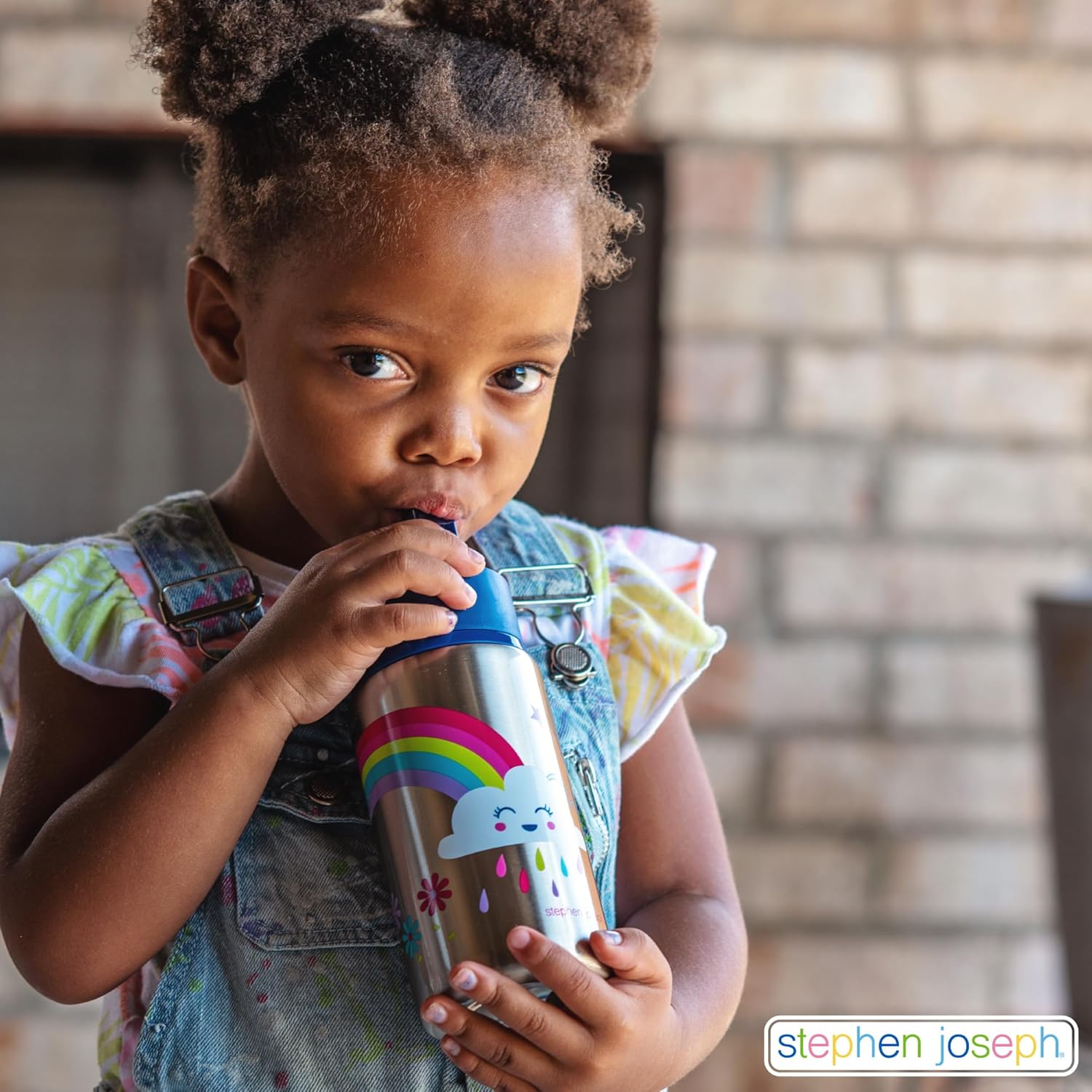 Stephen Joseph Double Wall Stainless Steel Bottles - Dino