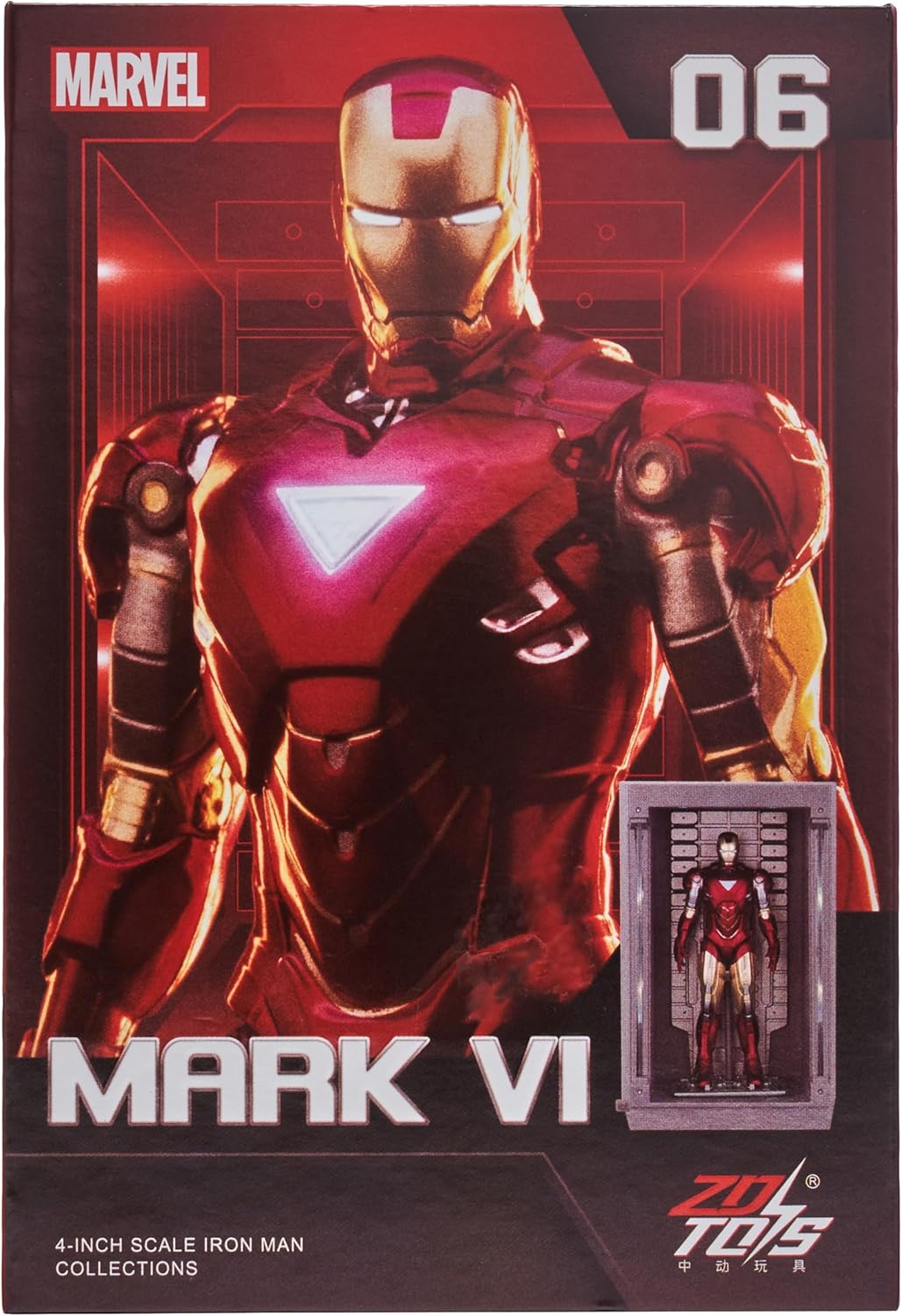 Super Heroes Marvel - The Infinity Saga - Iron Man Mark 6 with Hall of Armor