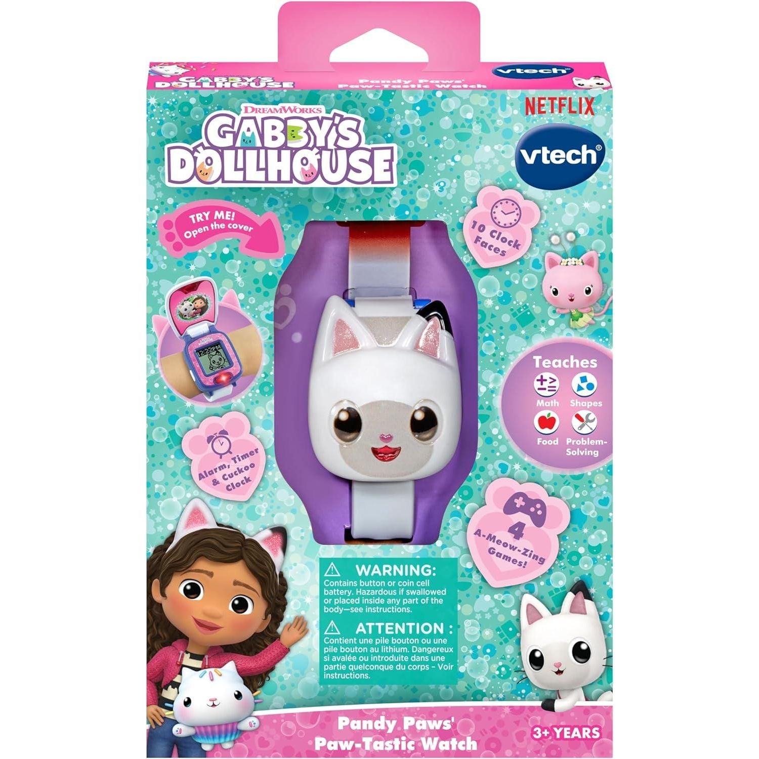 VTech Gabby's Dollhouse Pandy Paws' Paw-Tastic Watch