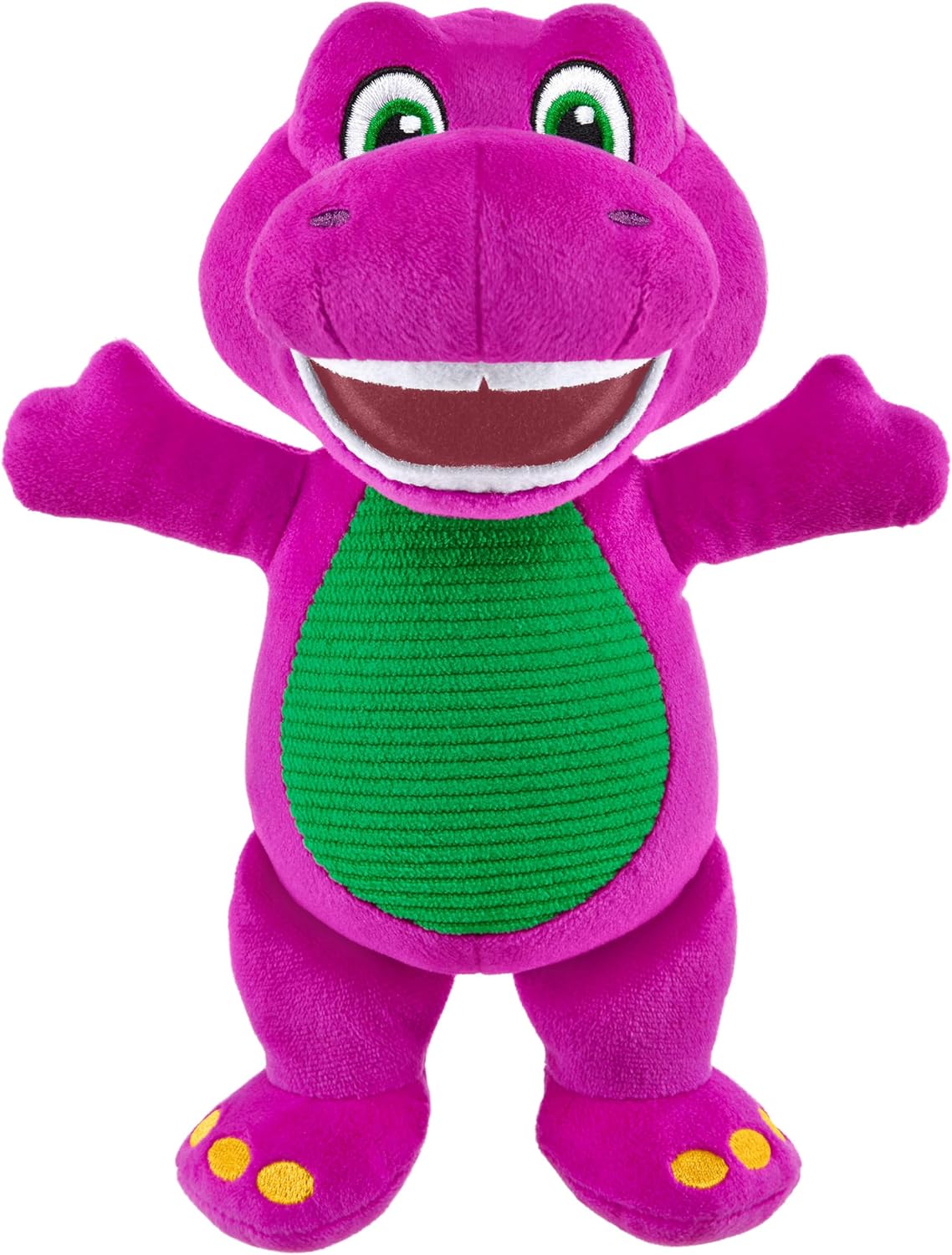 Barney World Toddler Toy Plush Dinosaur Character for Preschool Pretend Play Kids Ages 2+ Years 21 cm