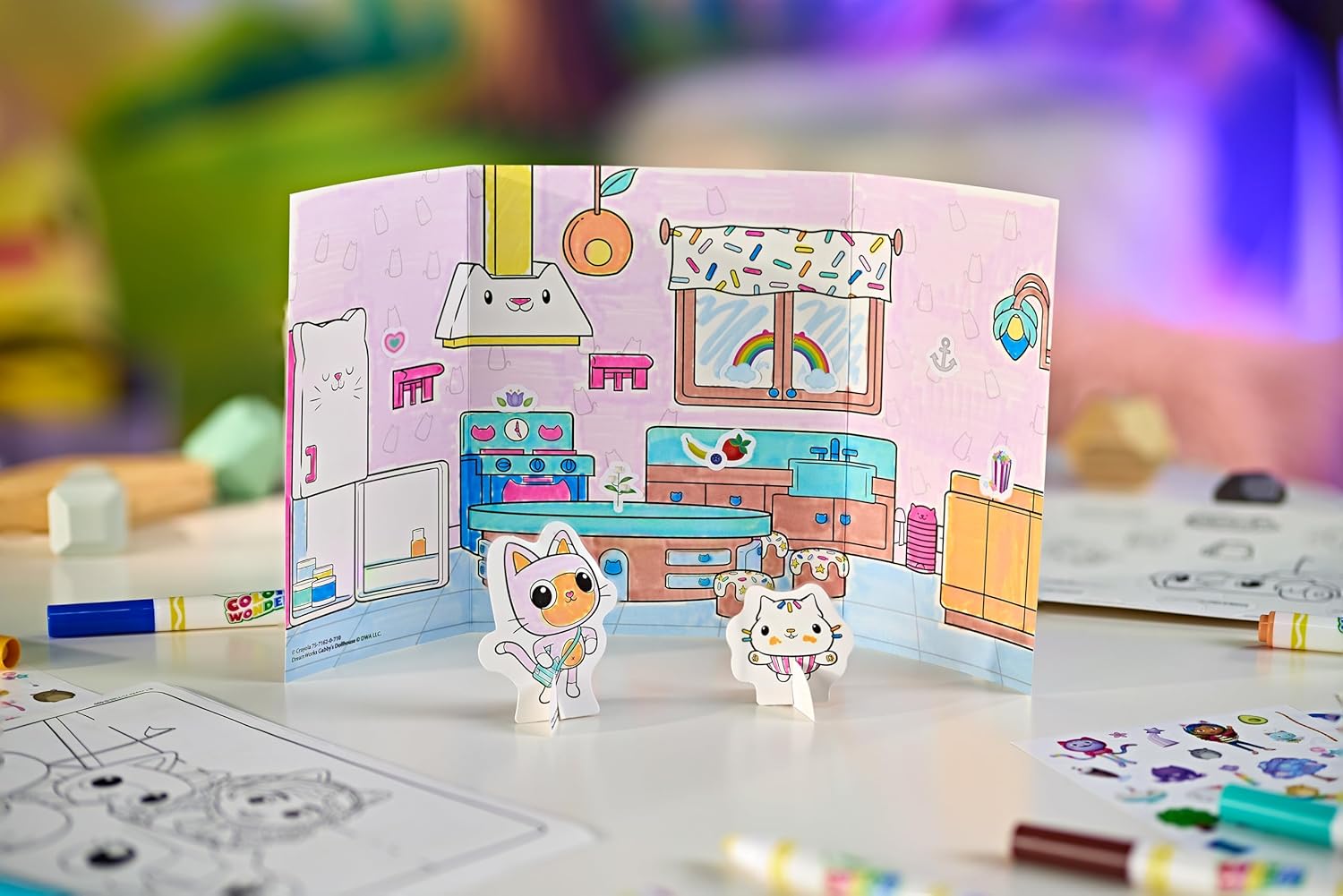 CRAYOLA Color Wonder Activity Kit Gabby's Dollhouse | Mess Free Colouring Fun | Includes 40+ Pieces | Ages 3+