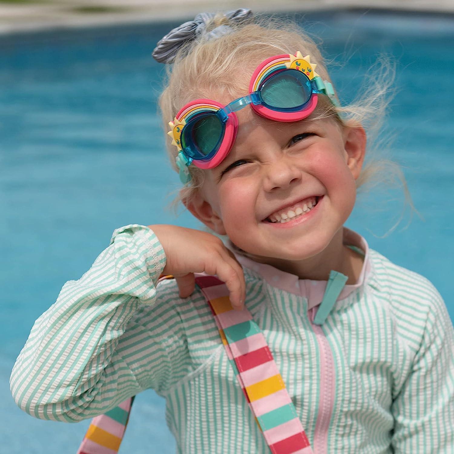 Stephen Joseph Swim Goggles - Rainbow - BumbleToys - 5-7 Years, Cecil, Girls, Goggles, Pre-Order