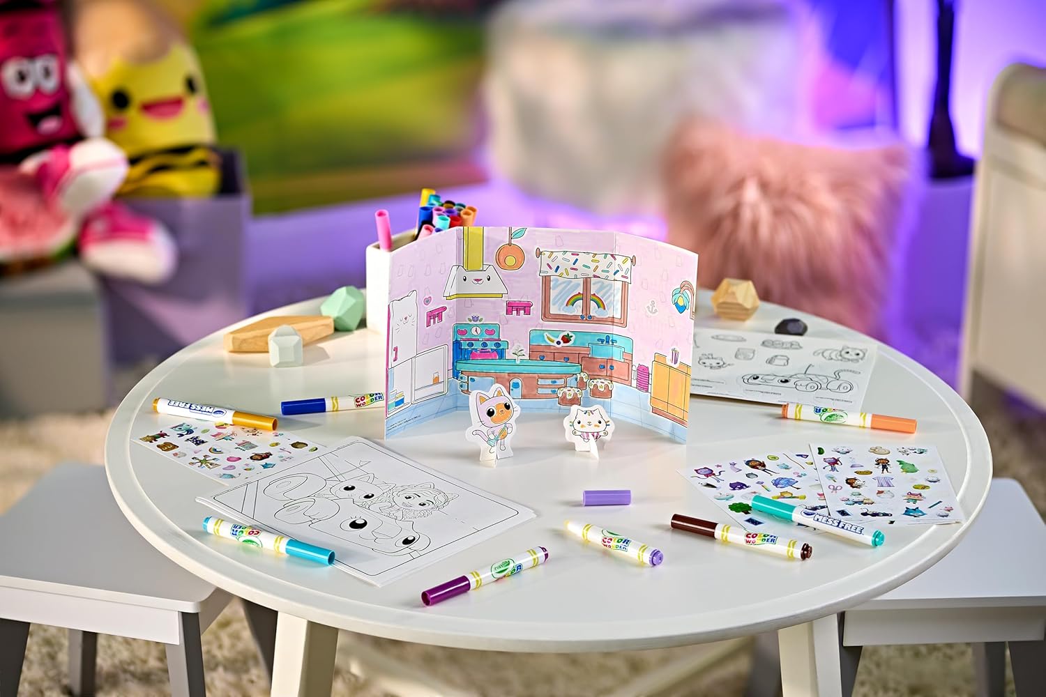 CRAYOLA Color Wonder Activity Kit Gabby's Dollhouse | Mess Free Colouring Fun | Includes 40+ Pieces | Ages 3+