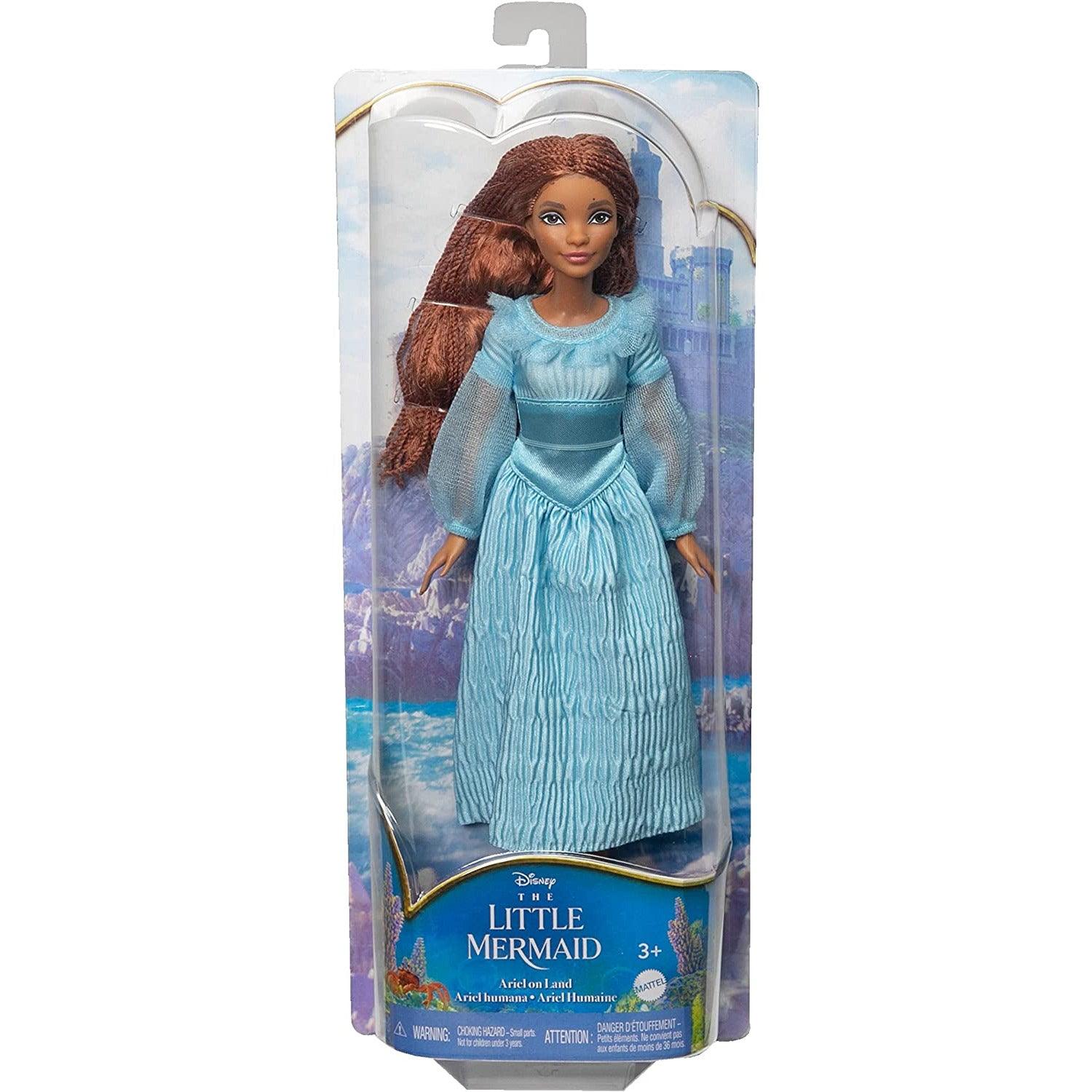 Disney the Little Mermaid Ariel Fashion Doll on Land In Signature Blue Dress