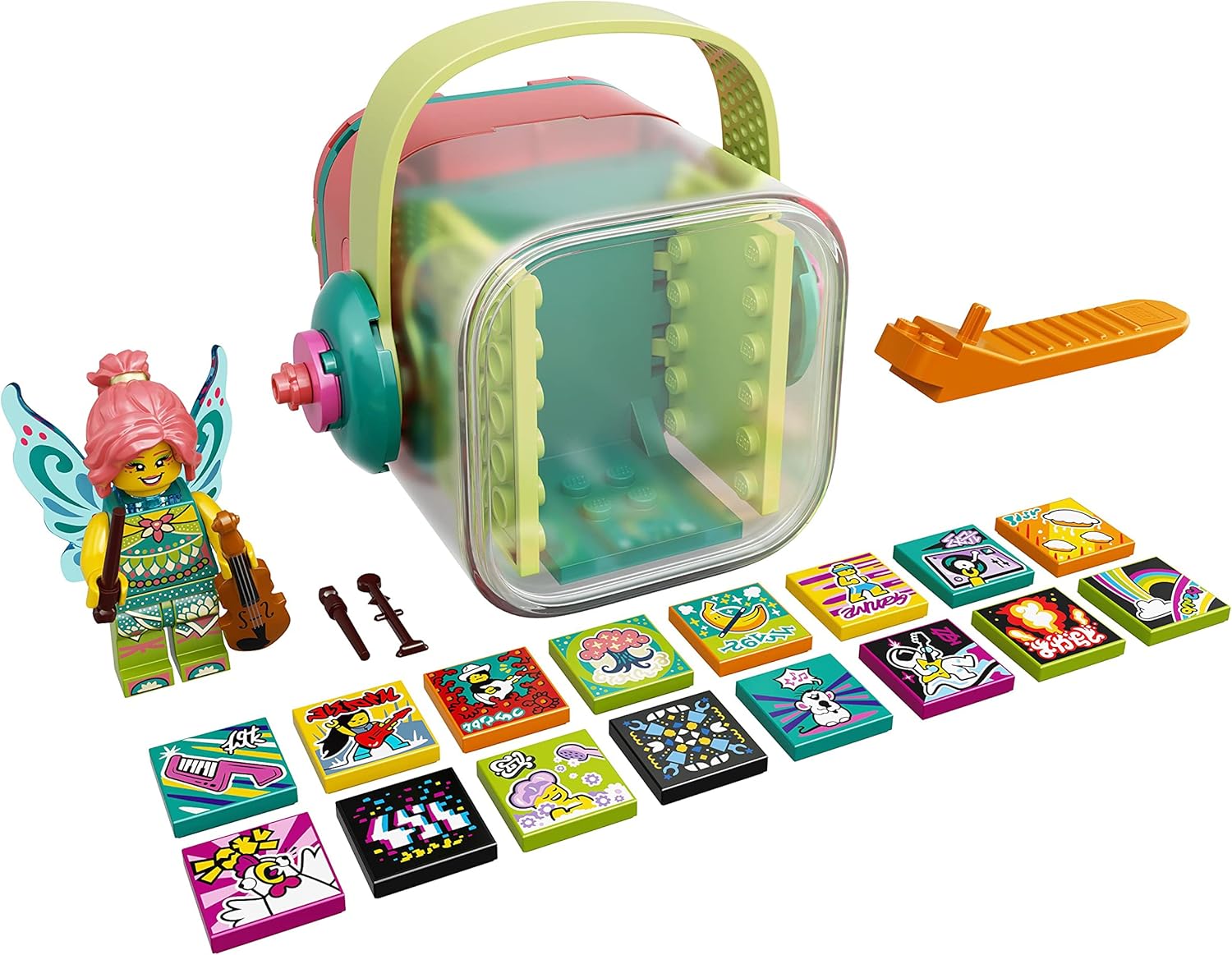 LEGO 43110 VIDIYO Folk Fairy BeatBox Music Video Maker Musical Toy for Kids, Augmented Reality Set with App