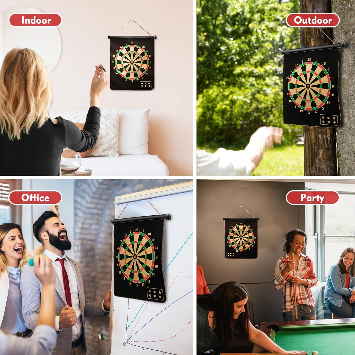 Magnetic Dart Board, 15 