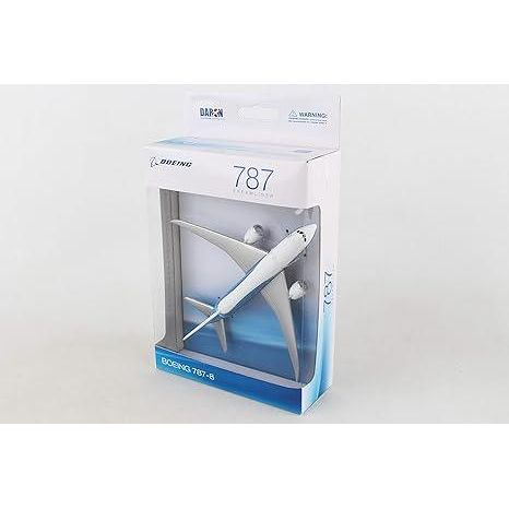 Daron Boeing 787 Dream Liner Single Plane, White Blue