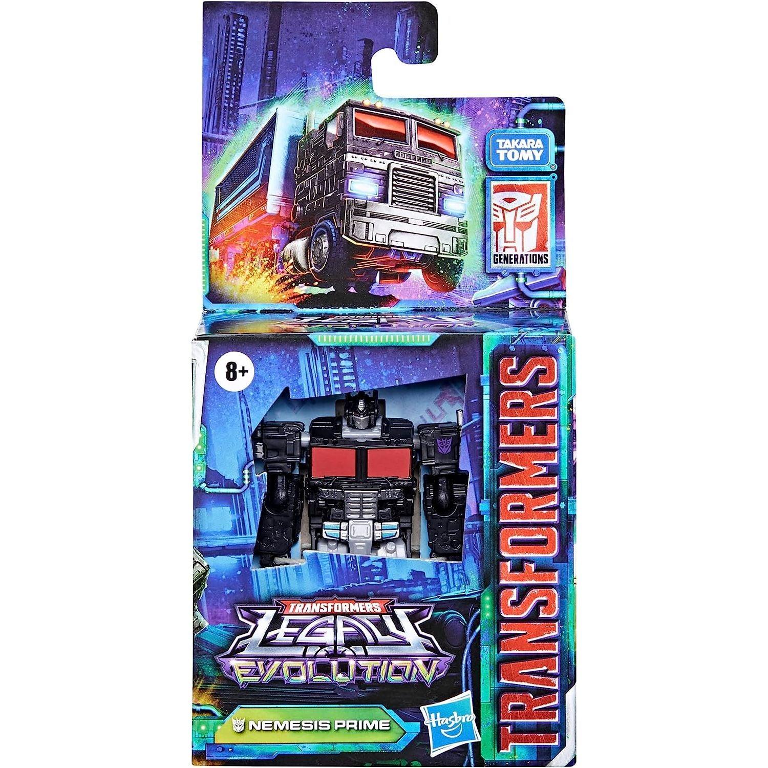 Transformers Toys Legacy Evolution Core Nemesis Prime Toy, 3.5-inch, Action Figure - BumbleToys - 6+ Years, 8+ Years, 8-13 Years, Action Figures, Boys, Figures, Pre-Order, Transformers