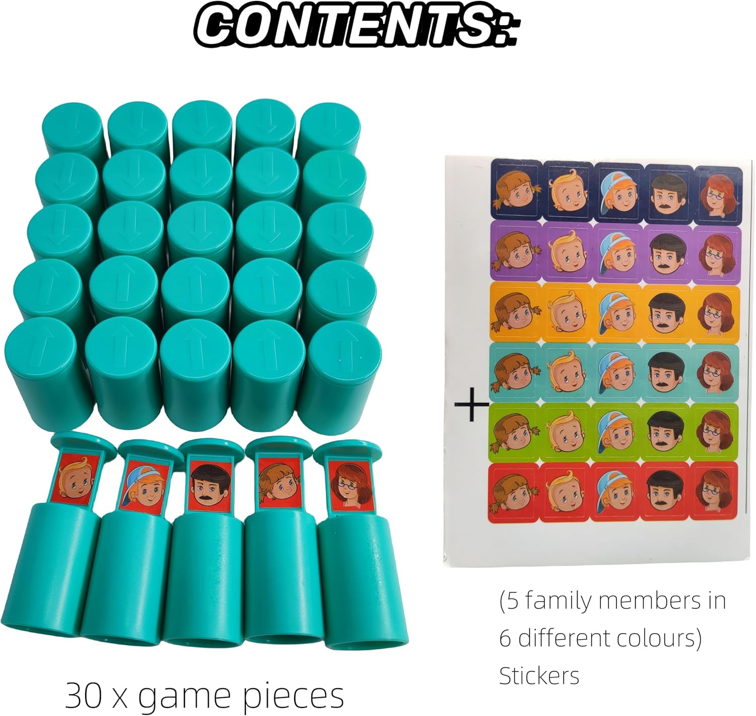 Ybgocot Kids Game,Family Game,Where're My Families Game for 2-4 Players Board Game 007-192