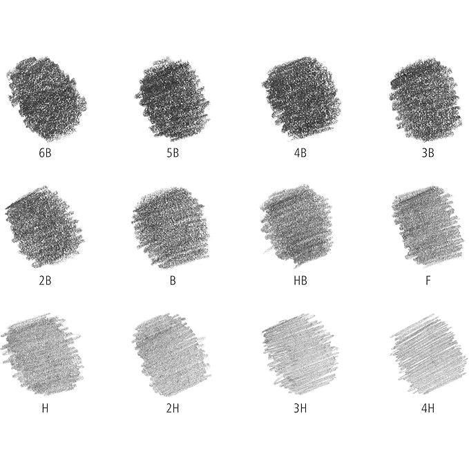 STAEDTLER Mars Lumograph Art Drawing Pencils, 12 Pack Graphite Pencils in Metal Case