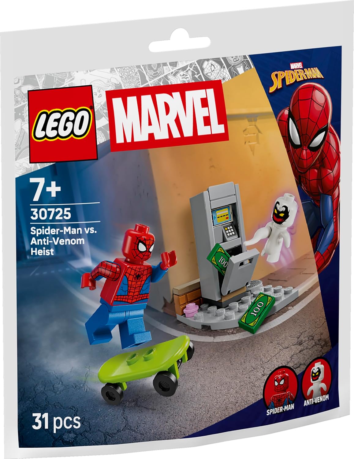 LEGO Marvel Spider-Man vs. Anti-Venom Heist 30725 (Paperbag)