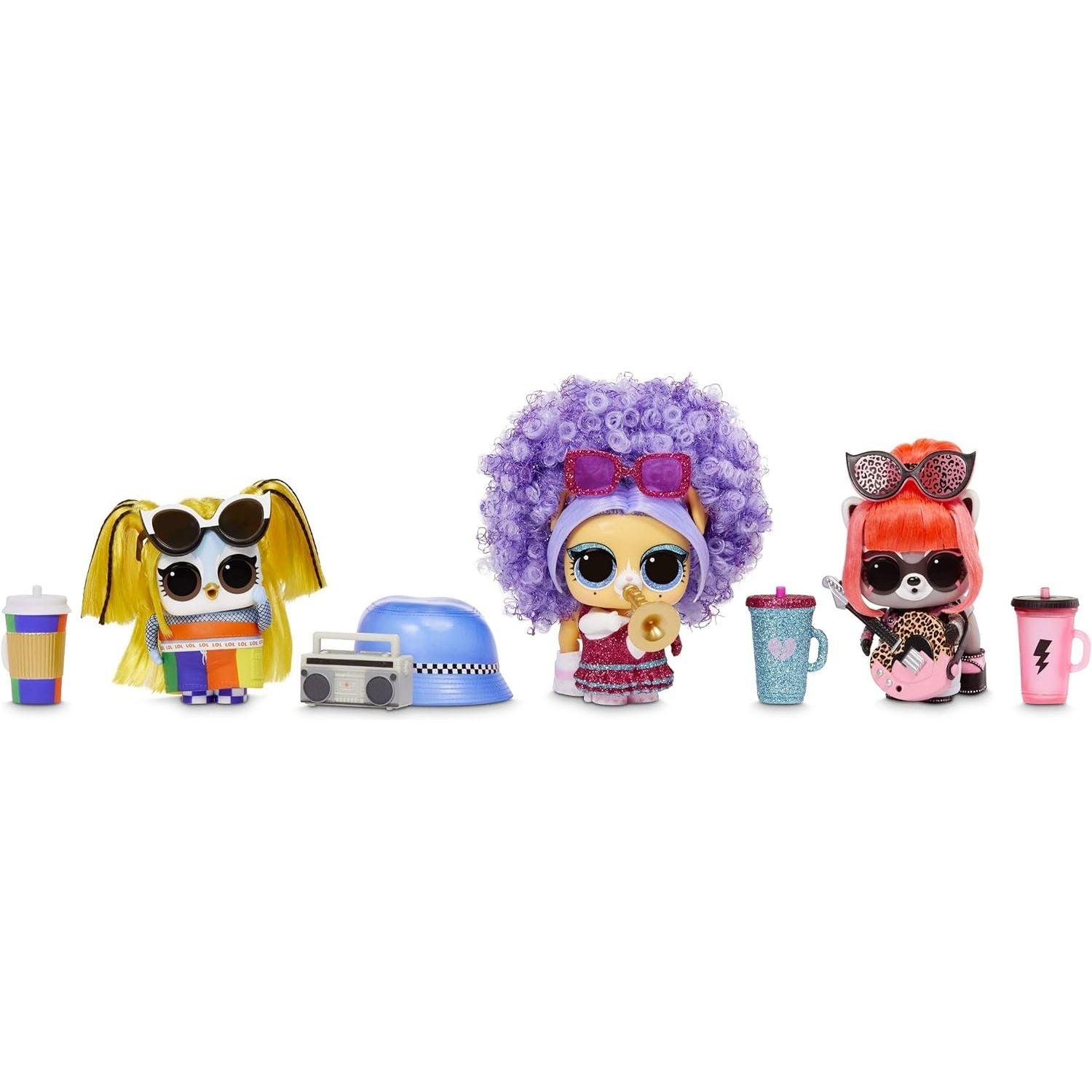 Lol surprise remix pets 9 surprises, real hair includes music cassette tape with surprise song lyrics, accessories, dolls