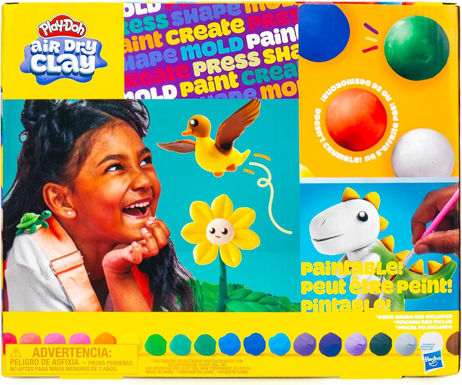 Hasbro Play Doh Air Dry Clay Scented 13 Variety Kit