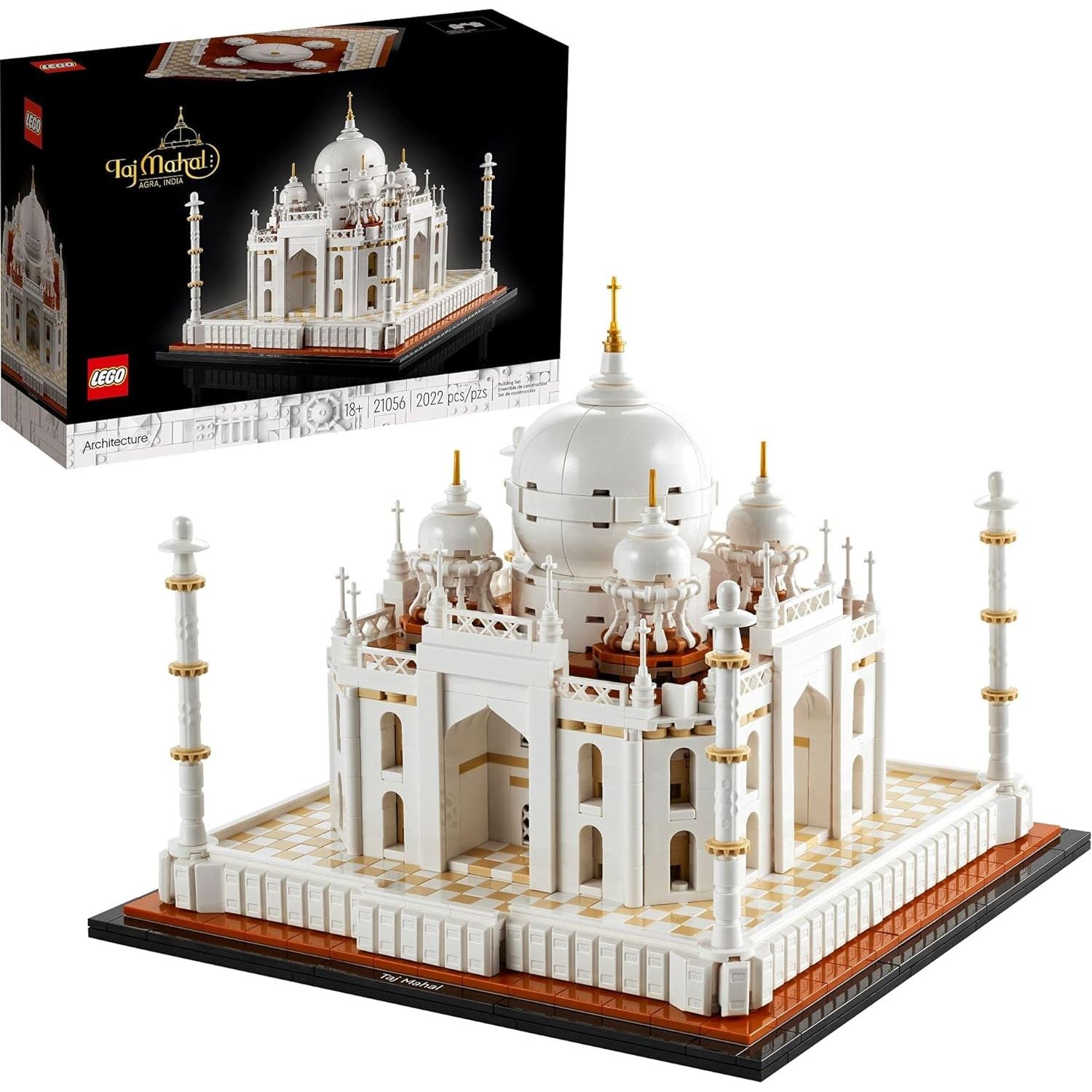 LEGO Architecture Taj Mahal 21056 Building Set - Landmarks Collection