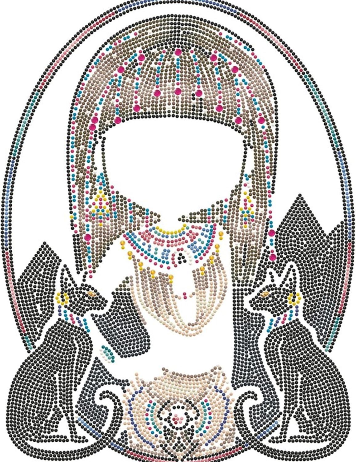 مجموعة فنية من الماس من سيمبلي دوتز 15.7 بوصة × 18.7 بوصة - أميرة مصرية