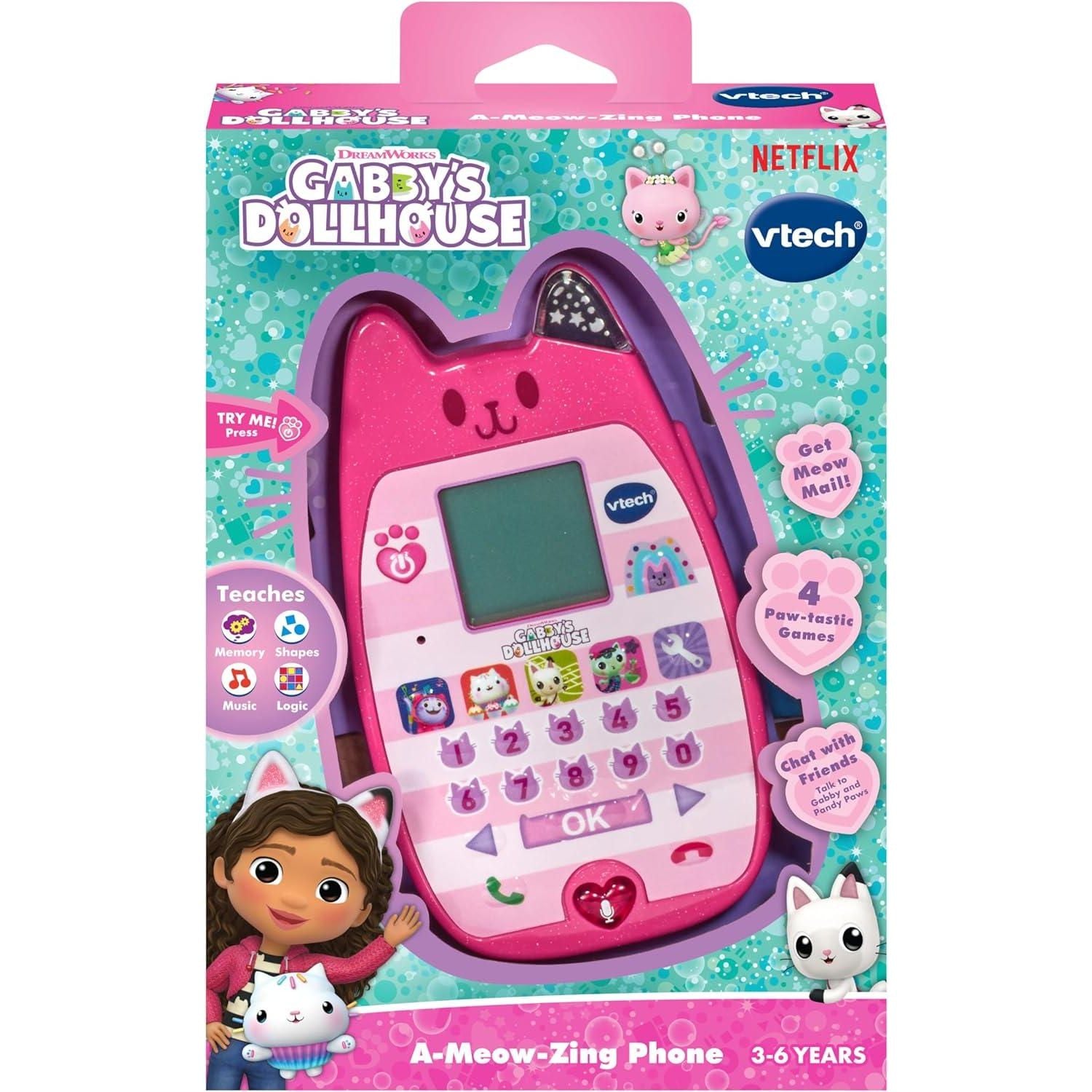 VTech Gabby's Dollhouse A-Meow-Zing Phone