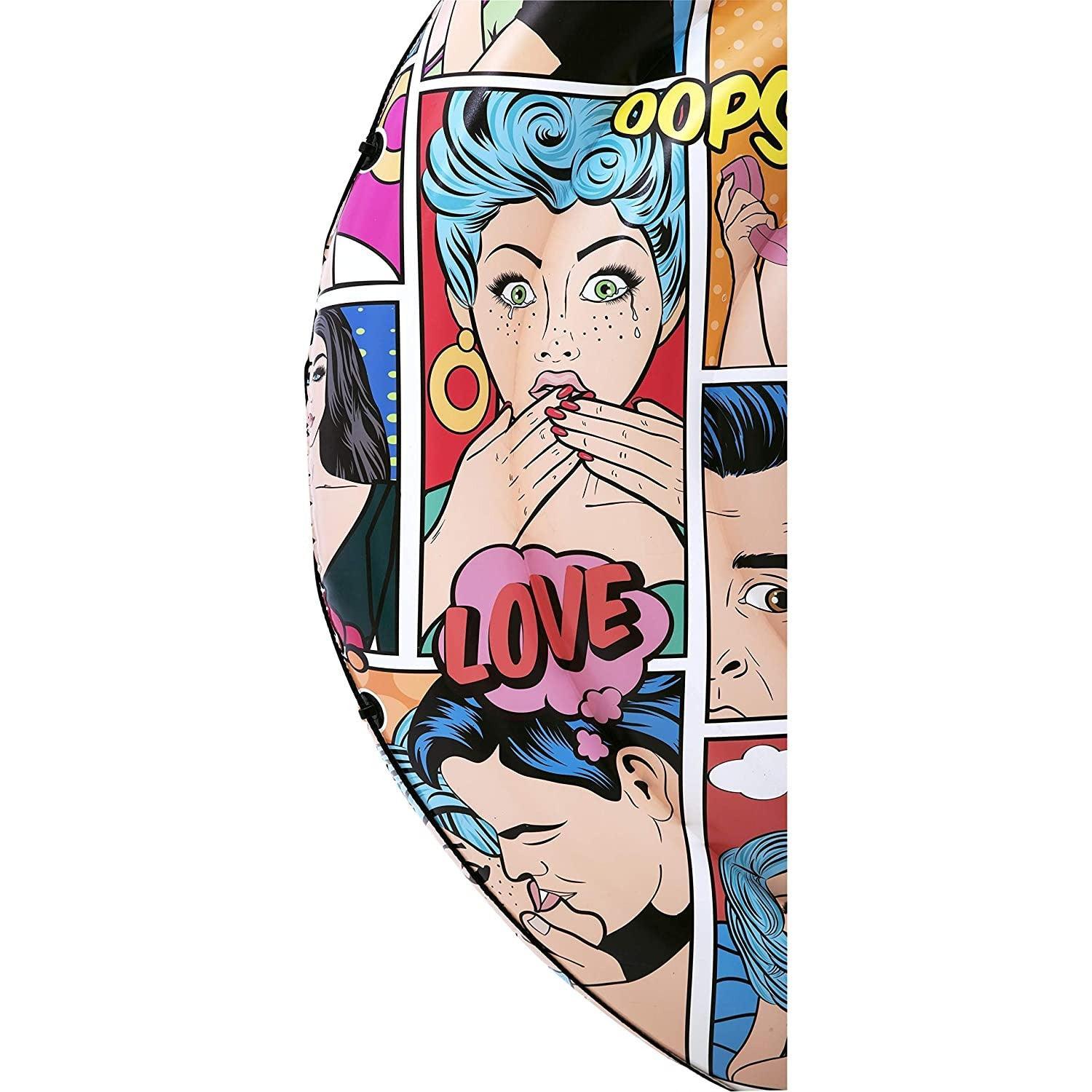 Bestway 43264 Inflatable Pool Mat with Comics Print - BumbleToys - 8-13 Years, Boys, Eagle Plus, Floaters, Island, Pre-Order, Sand Toys Pools & Inflatables